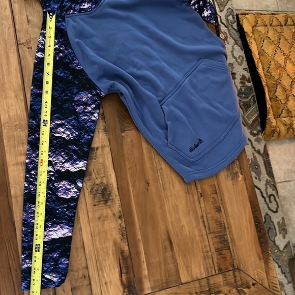 HUNTWORTH Purple Contrast Performance Hoodie - Picture 7 of 8